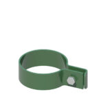 Collare tondo semplice verde per pannelli elettrosaldati