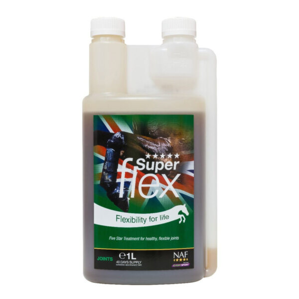 Flacone 1 L NAF Superflex Liquid, testi Super flex, Flexibility for life, JOINTS e 40 days supply.