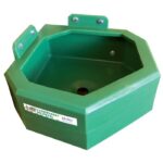 MANGIATOIA ANGOLARE PER CAVALLI LT.21 con bordo antispreco e tappo per pulizia